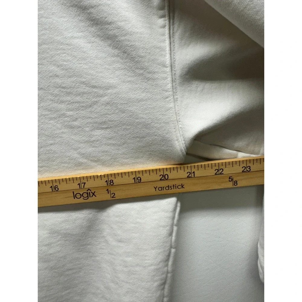 AllSaints‎ Sweatshirt Womens Small White Iona Studded Logo Pullover